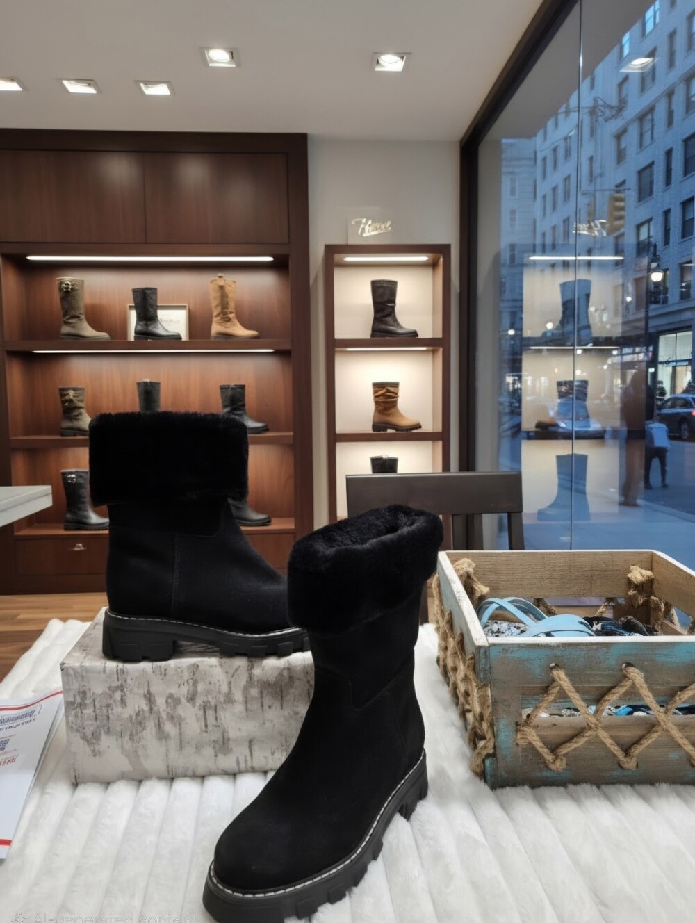 LA CANADIENNE AARON BLACK SUEDE BOOTS WOMEN'S SZ 5 $595